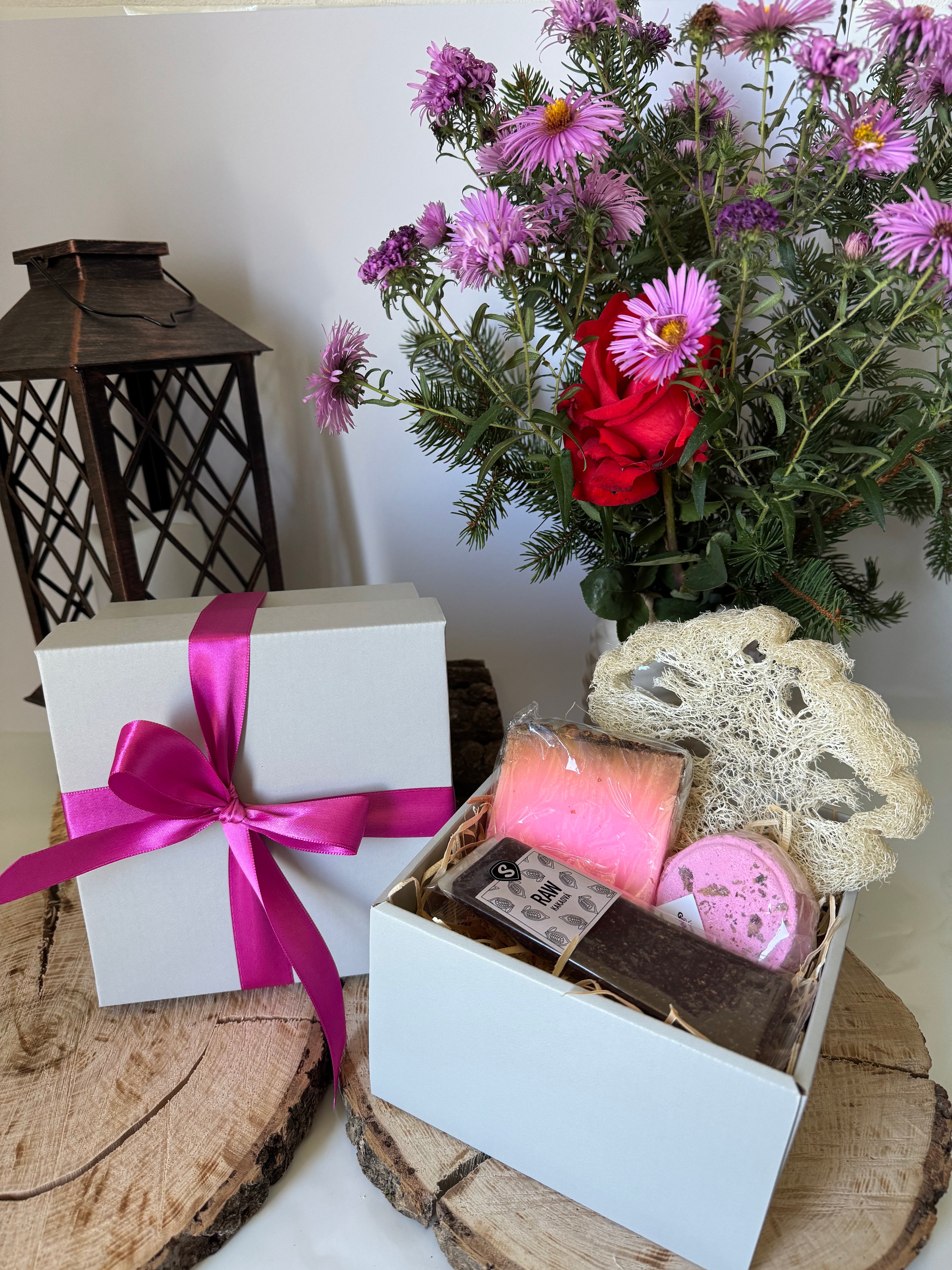 Box prezentowy - Mini relaks Róża